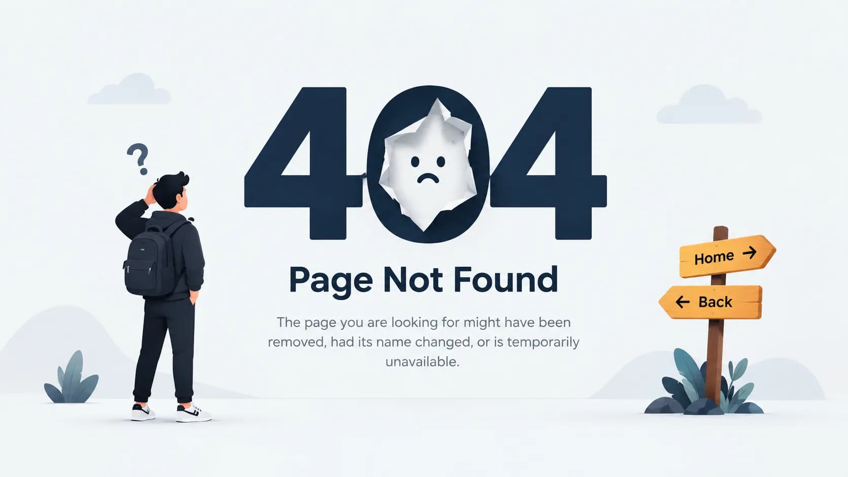 404 Error page not found