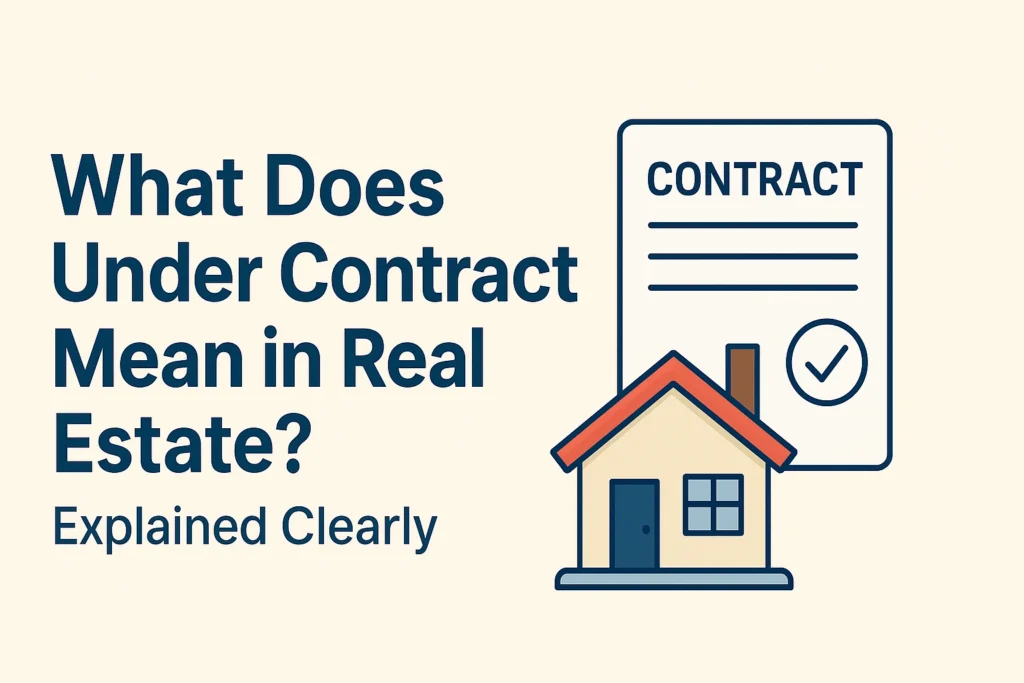 what does under contract mean in real estate